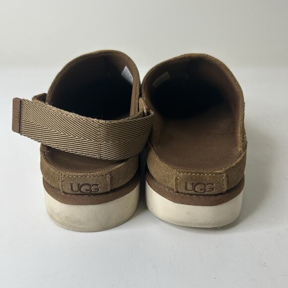UGG Tan Suede Mules with Strap - Picture 10 of 10